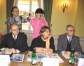 sedící zleva: Pavel Trantina (ČRDM), Markéta Adámková (ČNA), Jiří Veverka (NIDM)