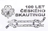 Poštovní strojové razítko ke 100. výročí českého skautingu