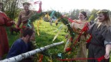Boii v Keltském skanzenu v Nasavrkách slaví pravidelně jarní svátky (Beltine 2016, foto Ivana Hronová)