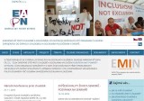 Printscreen webu Evropské sítě proti chudobě a sociálnímu vyloučení ČR